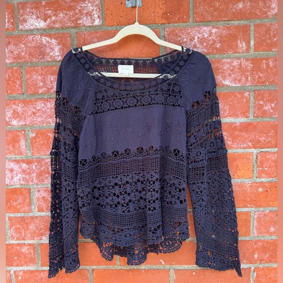 Anthropologie Deletta crochet boho top - Picture 1 of 4